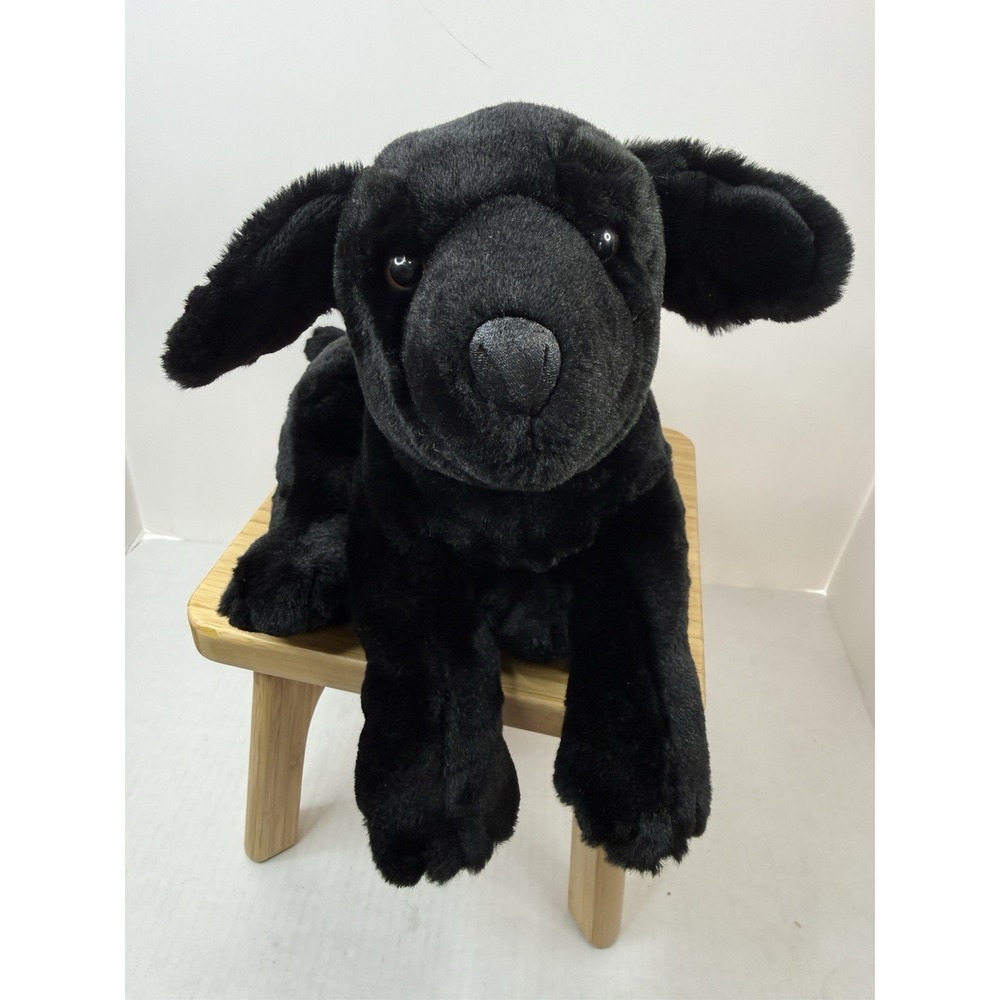 2000 KIDS PREFERRED Black Lab Labrador Retriever Puppy Dog 18" Soft Plush Floppy